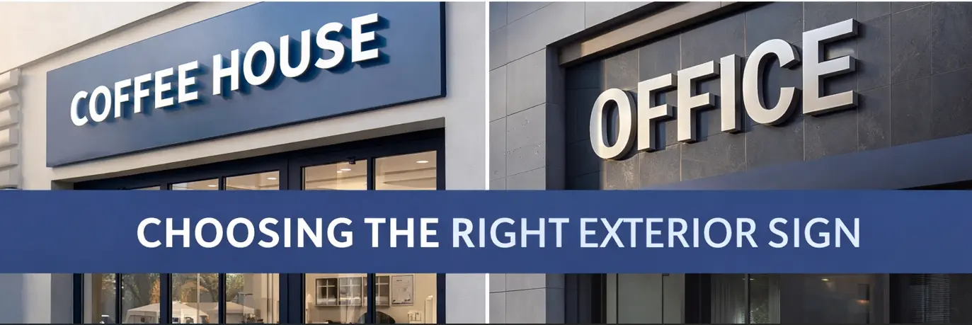 Choosing the Right Exterior Sign for Your Business