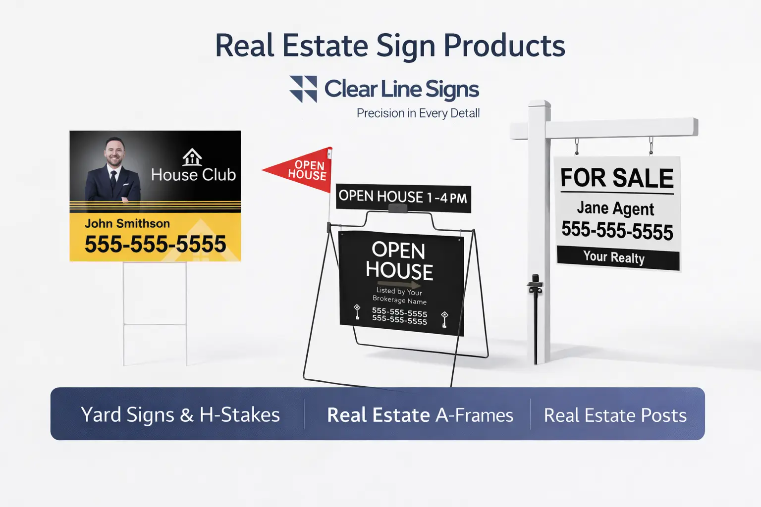 Real Estate Sign Products: Choosing the Right Signs to Market Your Listings